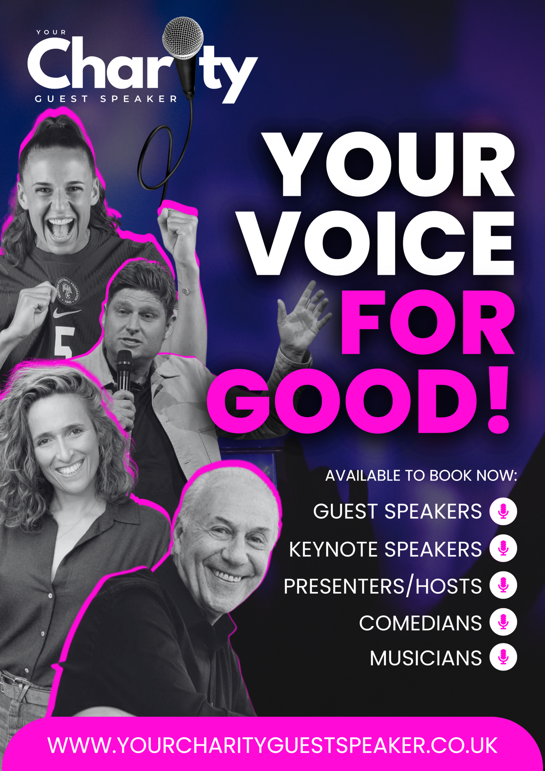 Your Charity Guest Speaker: Your Voice for Good